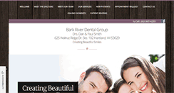 Desktop Screenshot of barkriverdentalgroup.com